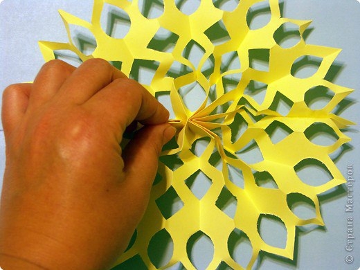 Объемные снежинки
