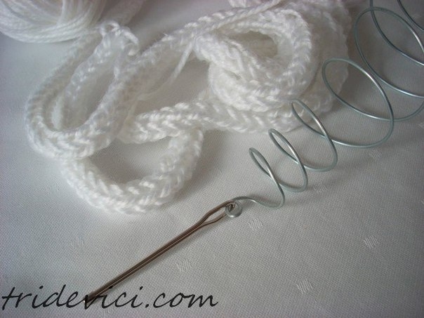 Вязаная новогодняя елочка Вязаная новогодняя елочка