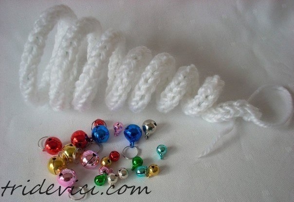 Вязаная новогодняя елочка Вязаная новогодняя елочка