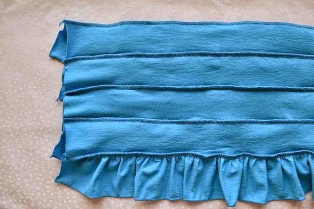 Шьем юбочку с воланами для девочки