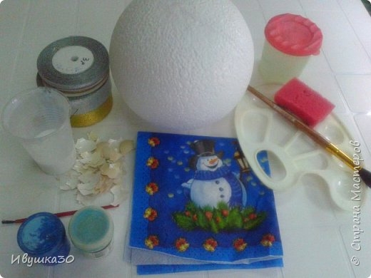 Новогодний шар. Мастер-класс Новогодний шар. Мастер-класс