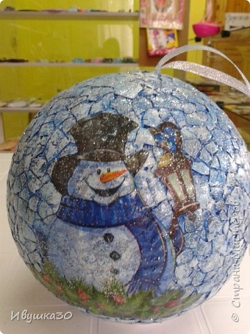 Новогодний шар. Мастер-класс Новогодний шар. Мастер-класс