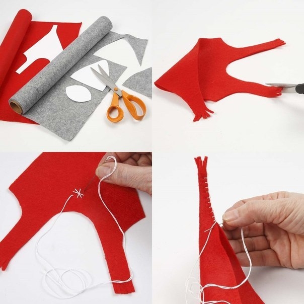 Шьем новогодних гномов своими руками. Мастер-класс