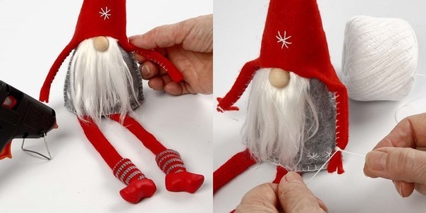 Шьем новогодних гномов своими руками. Мастер-класс