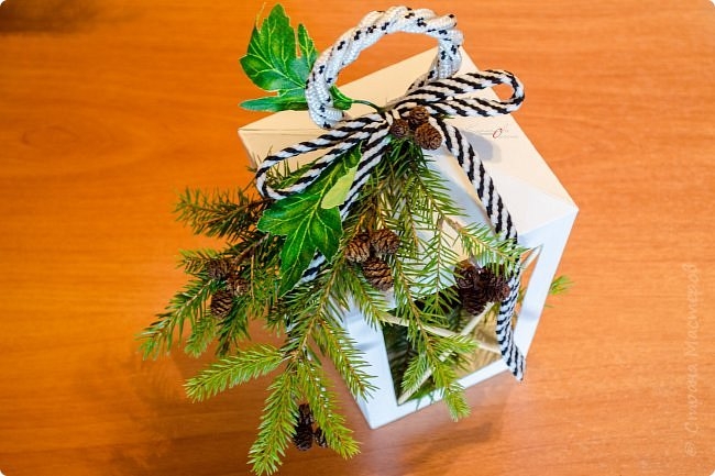 Новогодний фонарик. Мастер-класс