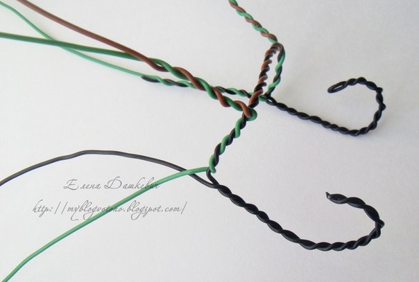 Миниатюрные саночки. Мастер-класс.