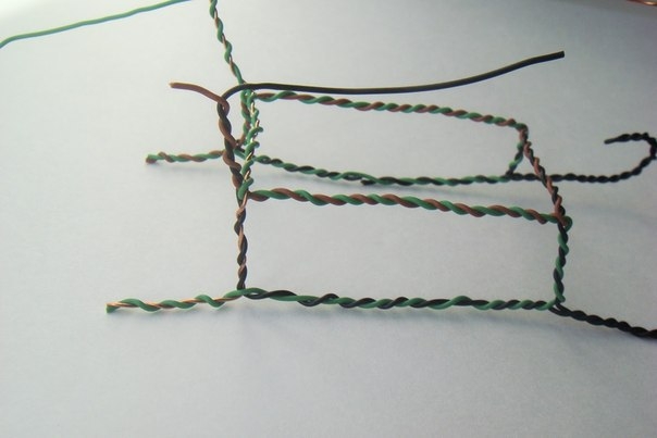 Миниатюрные саночки. Мастер-класс.