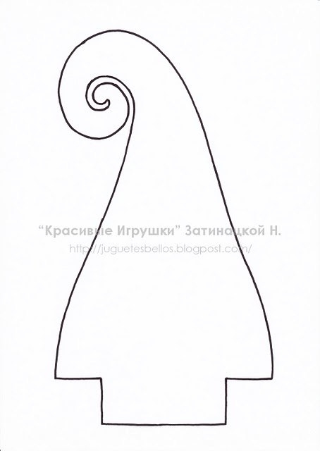 Текстильные ёлочки - идеи+выкройки.