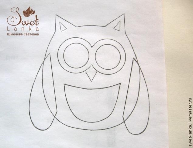 Сова из фетра. Мастер-класс Сова из фетра. Мастер-класс