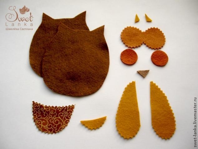 Сова из фетра. Мастер-класс Сова из фетра. Мастер-класс