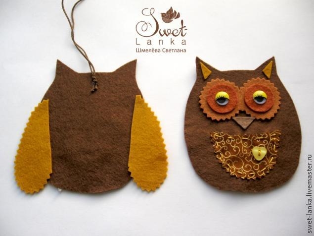 Сова из фетра. Мастер-класс Сова из фетра. Мастер-класс