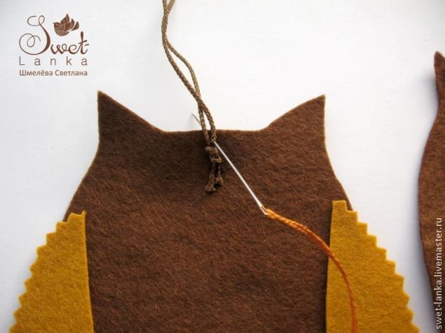 Сова из фетра. Мастер-класс Сова из фетра. Мастер-класс