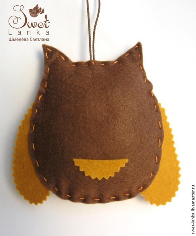 Сова из фетра. Мастер-класс Сова из фетра. Мастер-класс