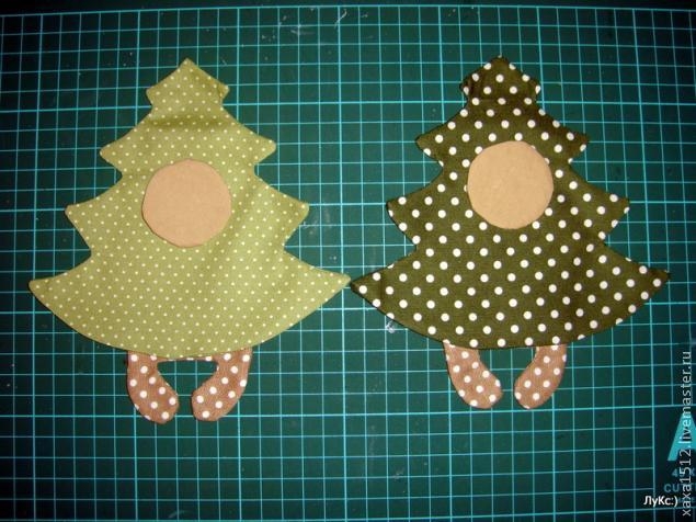 Забавные текстильные Ёлочки