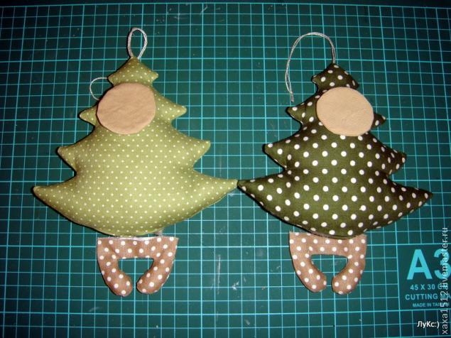 Забавные текстильные Ёлочки