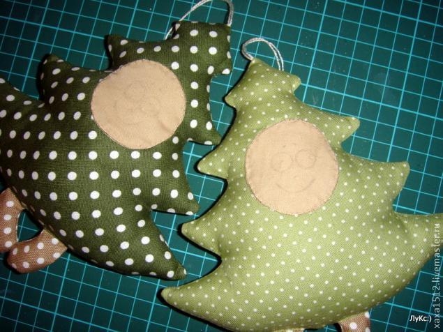 Забавные текстильные Ёлочки