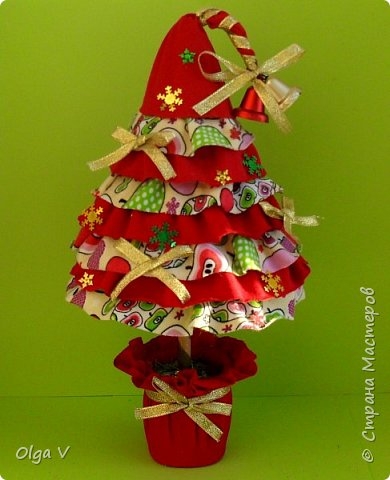 Елочка в оборочках. Мастер-класс