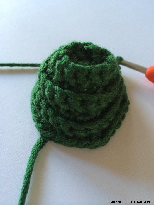 Новогодние елочки крючком. Мастер-класс