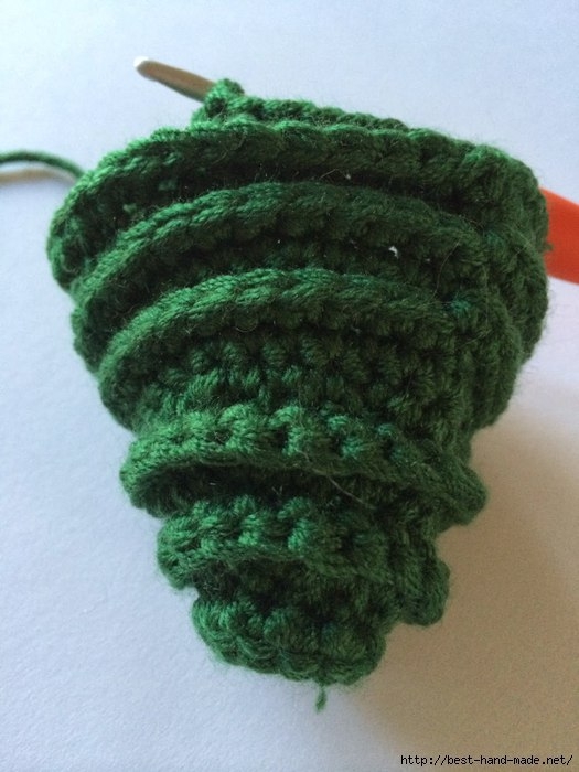 Новогодние елочки крючком. Мастер-класс