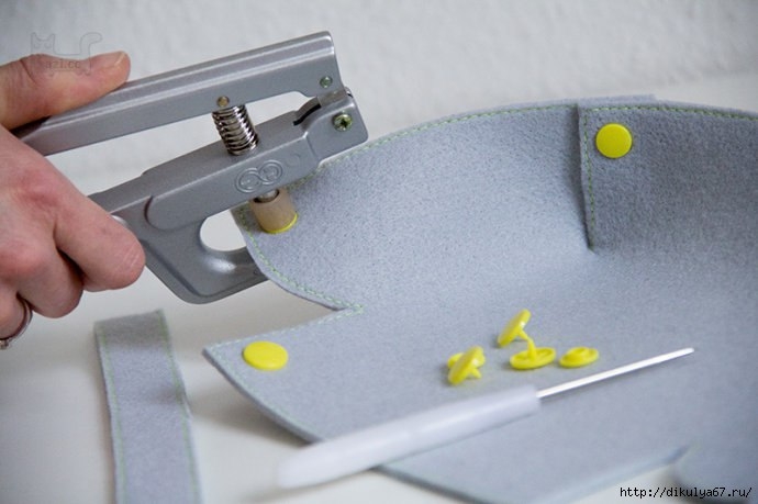 Корзинка из фетра. Мастер-класс