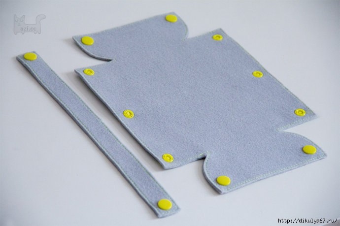 Корзинка из фетра. Мастер-класс