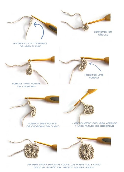 Подушка из квадратных мотивов. Мастер-класс