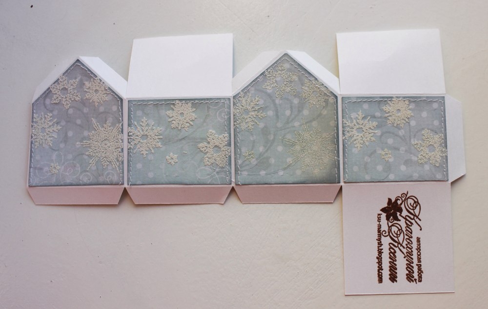 Зимние домики. Мастер-класс