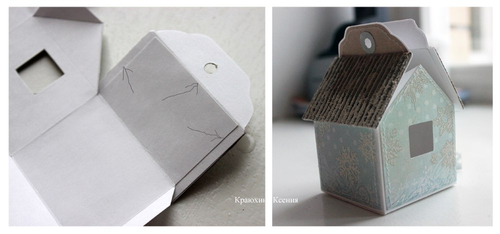 Зимние домики. Мастер-класс