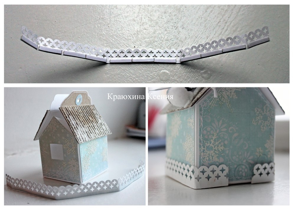 Зимние домики. Мастер-класс