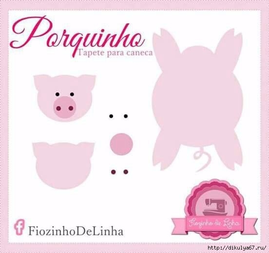 Веселые подставки под горячее. Выкройки