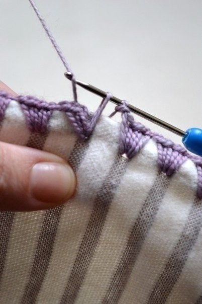 Обвязка крючком