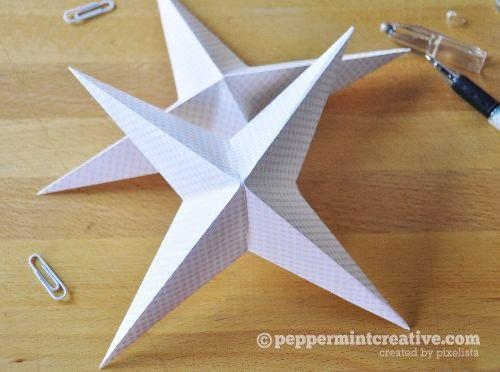 Бумажные звёздочки
