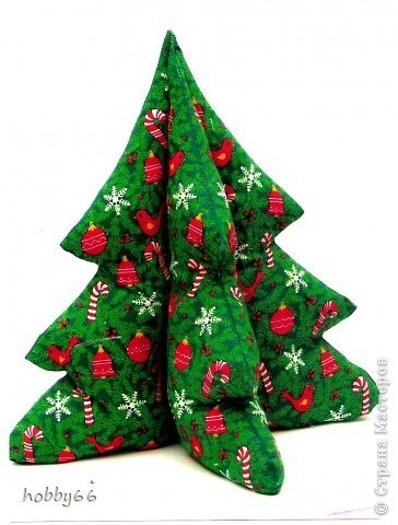 Текстильные ёлочки. Идеи и выкройки.