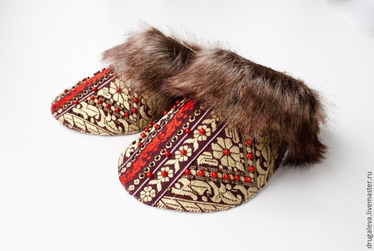 Шьем уютные домашние тапочки. Мастер-класс
