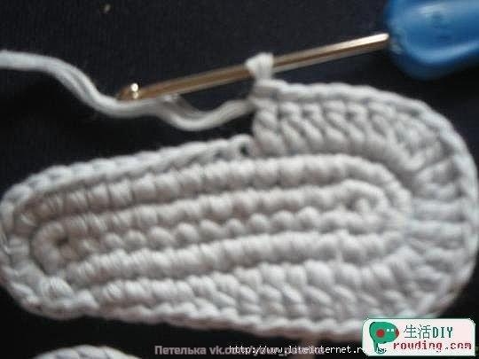 Пинетки с пуговкой. Мастер-класс