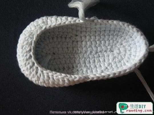 Пинетки с пуговкой. Мастер-класс