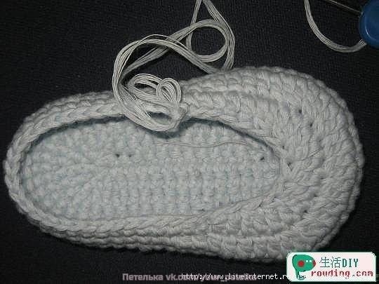 Пинетки с пуговкой. Мастер-класс