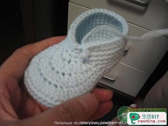 Пинетки с пуговкой. Мастер-класс