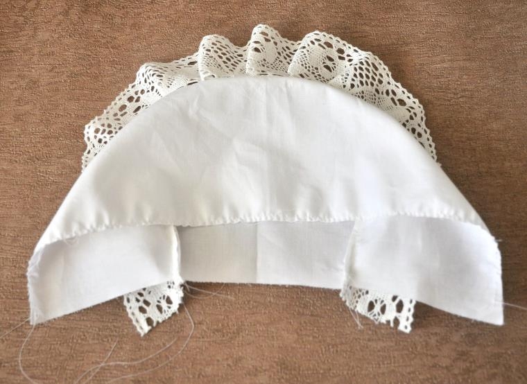 Шьем нарядный чепчик для малышки. Мастер-класс