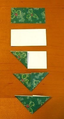 Новогодние шишки из бумаги (а можно попробовать из ткани) на елку