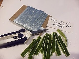 Шишка из лент Шишка из лент