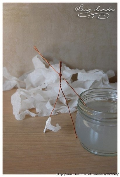 Балерины из салфеток