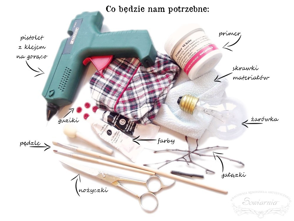 Снеговик из перегоревшей лампочки. Мастер-класс.