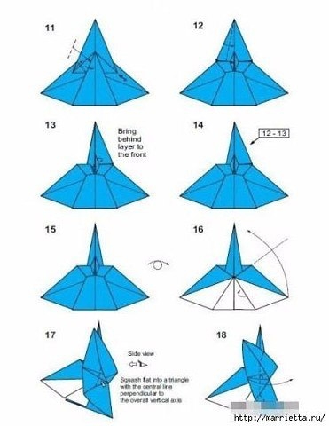 Ангел из бумаги в технике оригами Ангел из бумаги в технике оригами