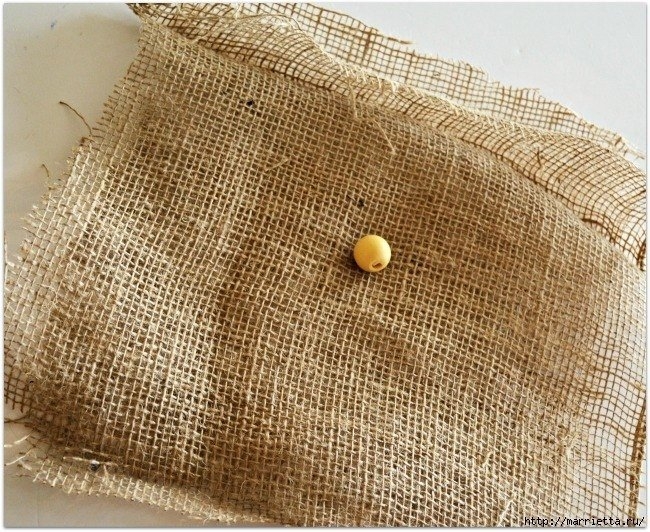 Ангел из мешковины