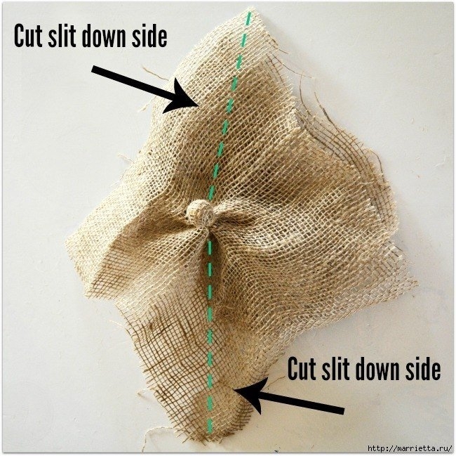 Ангел из мешковины