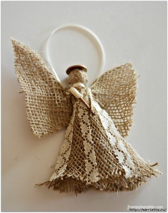 Ангел из мешковины