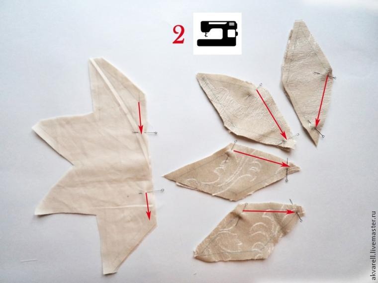 Текстильная звездочка