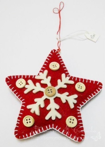 Елочные игрушки. Выкройки