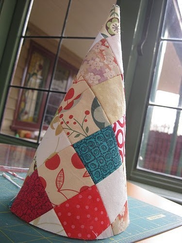 Шьем елку в лоскутной технике